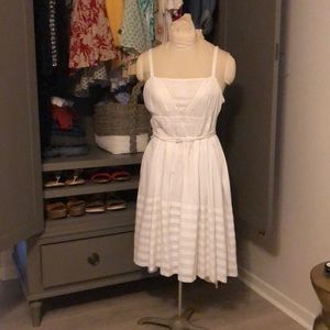Breezy beach white summer dress! Anthro girls!